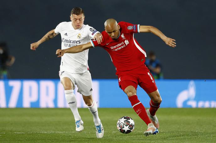 Liverpool, Real Madrid, Fabinho | Fabinho ostaja zvest Liverpoolu vsaj do leta 2026. | Foto Reuters