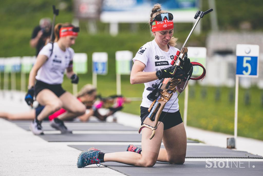 trening biatlon streljanja