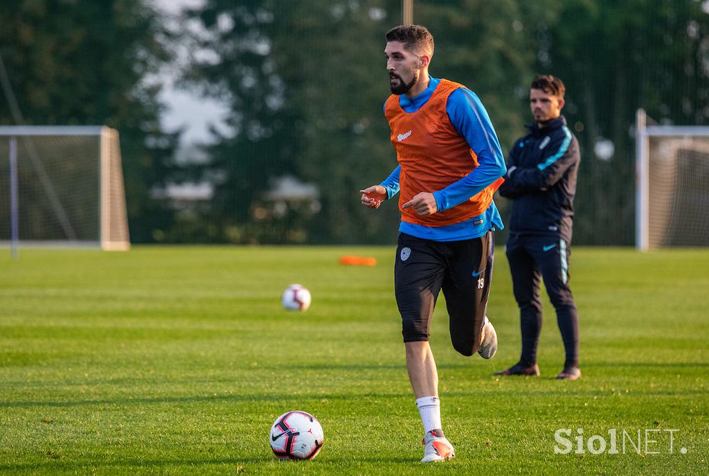 Slovenska nogometna reprezentanca Trening