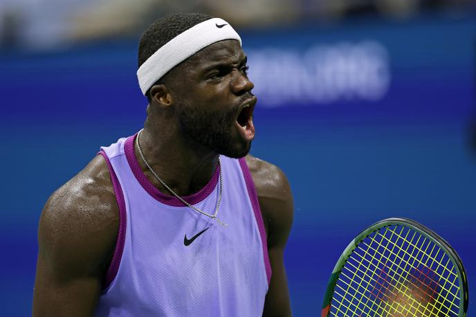 Frances Tiafoe | Frances Tiafoe je izločil Alexeija Popyrina, ki je v prejšnjem krogu premagal Novaka Đokovića. | Foto Guliverimage