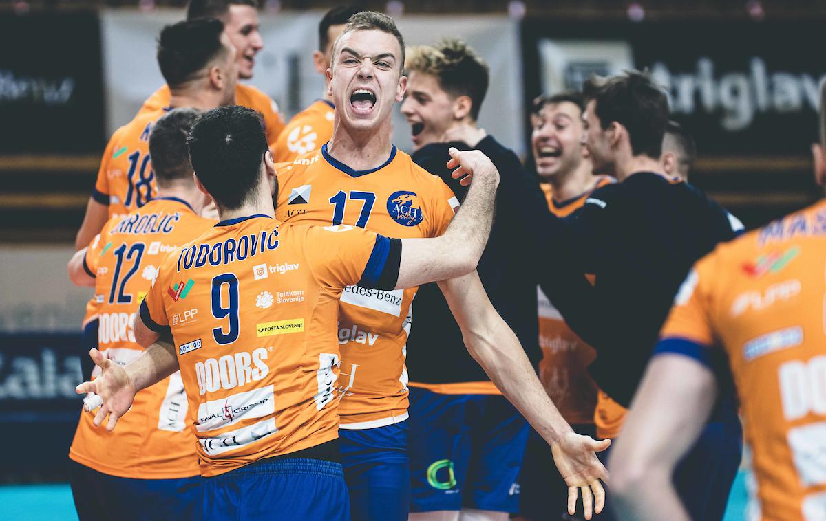 OK Merkur Maribor : ACH Volley finale Pokal Slovenije | Odbojkarji ACH Volley do nove zanesljive zmage. | Foto Grega Valančič/Sportida