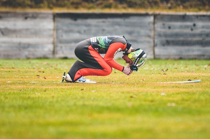 Domen Prevc Skakalci trening Planica | Foto: Grega Valančič/Sportida