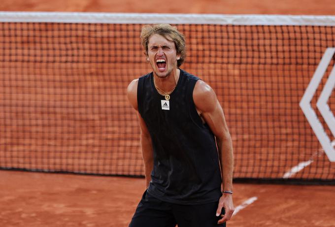  Alexander Zverev je ponovil lansko uvrstitev v polfinale. | Foto: Reuters