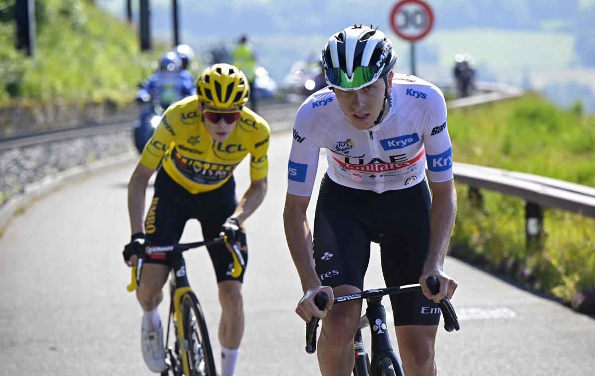 Tadej Pogačar & Jonas Vingegaard, TDF23 | Bo Jonas Vingegaard preživel napad Tadeja Pogačarja? | Foto Reuters