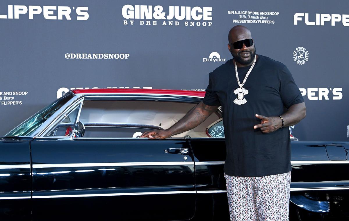 Shaquille O'Neal | Še pred festivalom na Hrvaškem se je Shaquille O'Neal mudil v Londonu na predstavitvi pijače Gin & Juicea Snoop Dogga in Dr. Dreja. | Foto Profimedia