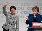 Angela Merkel in Annegret Kramp-Karrenbauer