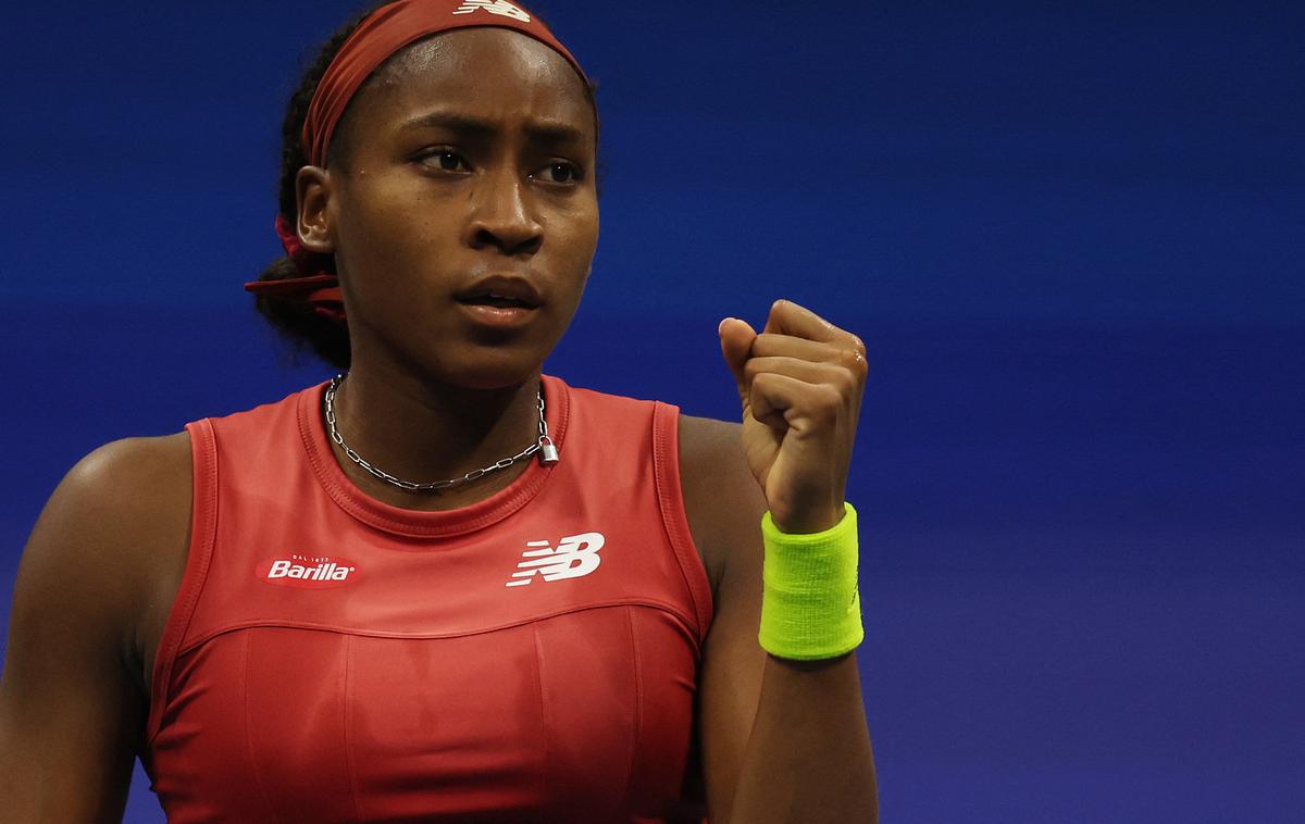 Coco Gauff | Coco Gauff je tekmici iz Tunizije prepustila le eno igro. | Foto Reuters