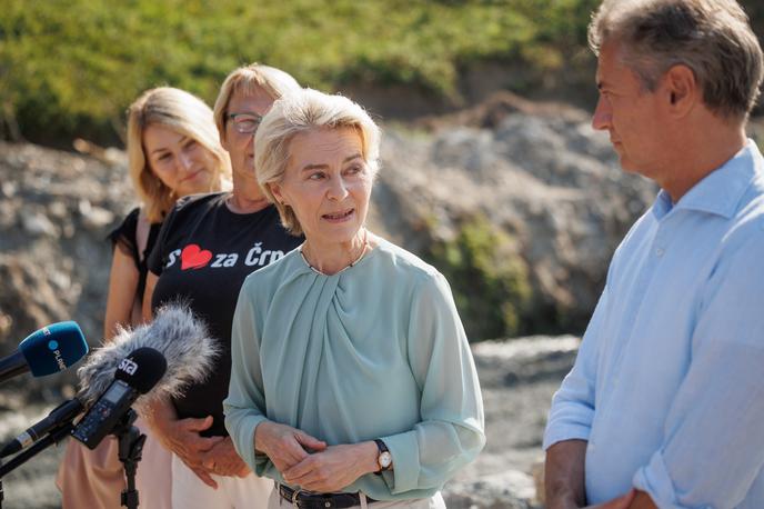 Ursula von der Leyen, Robert Golob, Črna na Koroškem | Veselovo izjavo imajo, DZ pa še čaka na pismo predsednice Evropske komisije.  | Foto STA