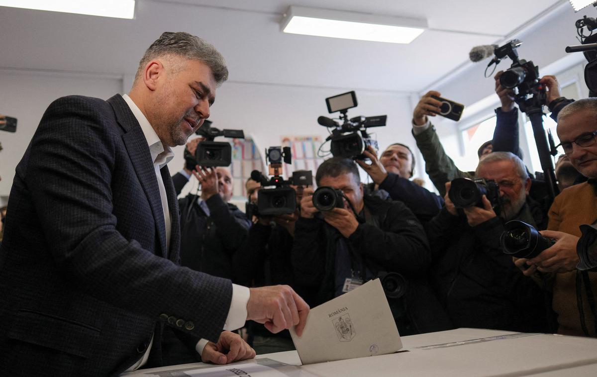 Marcel Ciolacu, romunski premier, predsedniški kandidat, volitve | Kljub vodstvu v anketah zmaga Ciolacuja še ni zagotovljena. | Foto Reuters