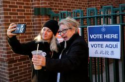 Amerika izbira: svoj glas že oddala tudi Clintonova in Trump #foto