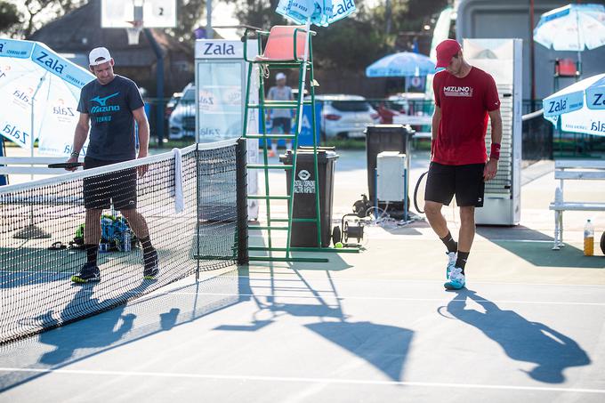 V Sloveniji trenira z nekdanjim reprezentančnim soigralcem Grego Žemljo. | Foto: Grega Valančič/Sportida