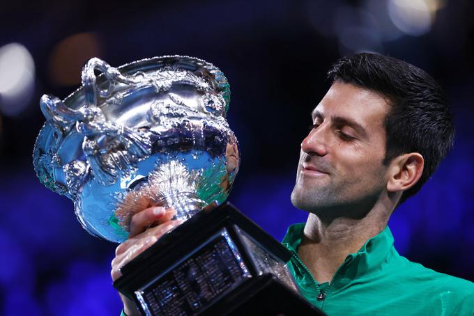 Novak Đoković je letos zmagal OP Avstralije. | Foto: Guliverimage/Getty Images