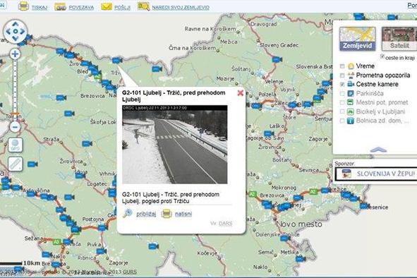 Najdi zemljevid tudi za boljšo prometno obveščenost