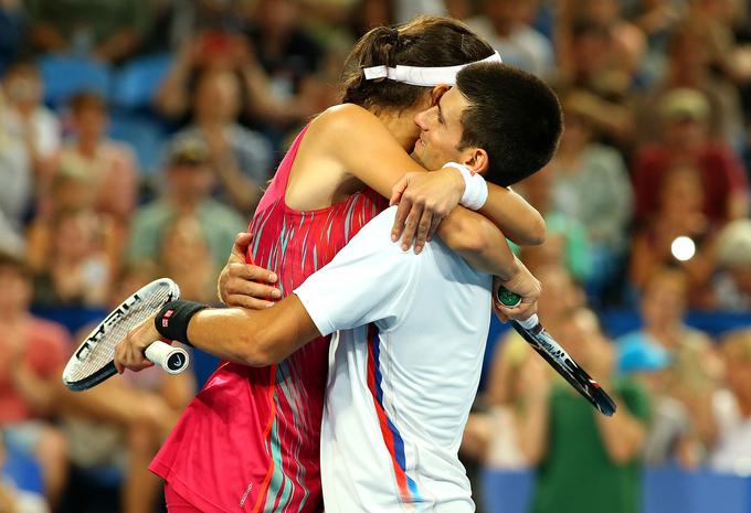 Novak Đoković in Ana Ivanović sta že od otroštva prijatelja. | Foto: Guliverimage/Getty Images