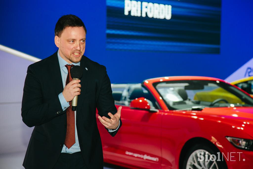 Filip Flisar mustang prihod na avtosalon