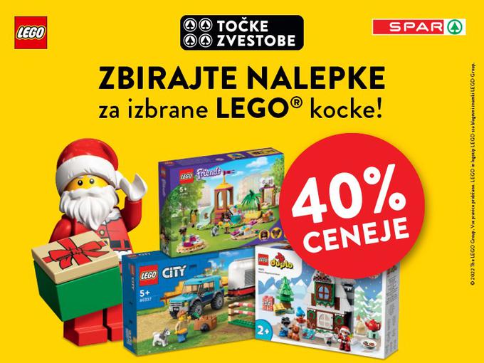 Zbirajte točke zvestobe in kupite izbrane LEGO® kocke 40 odstotkov ceneje.  | Foto: 