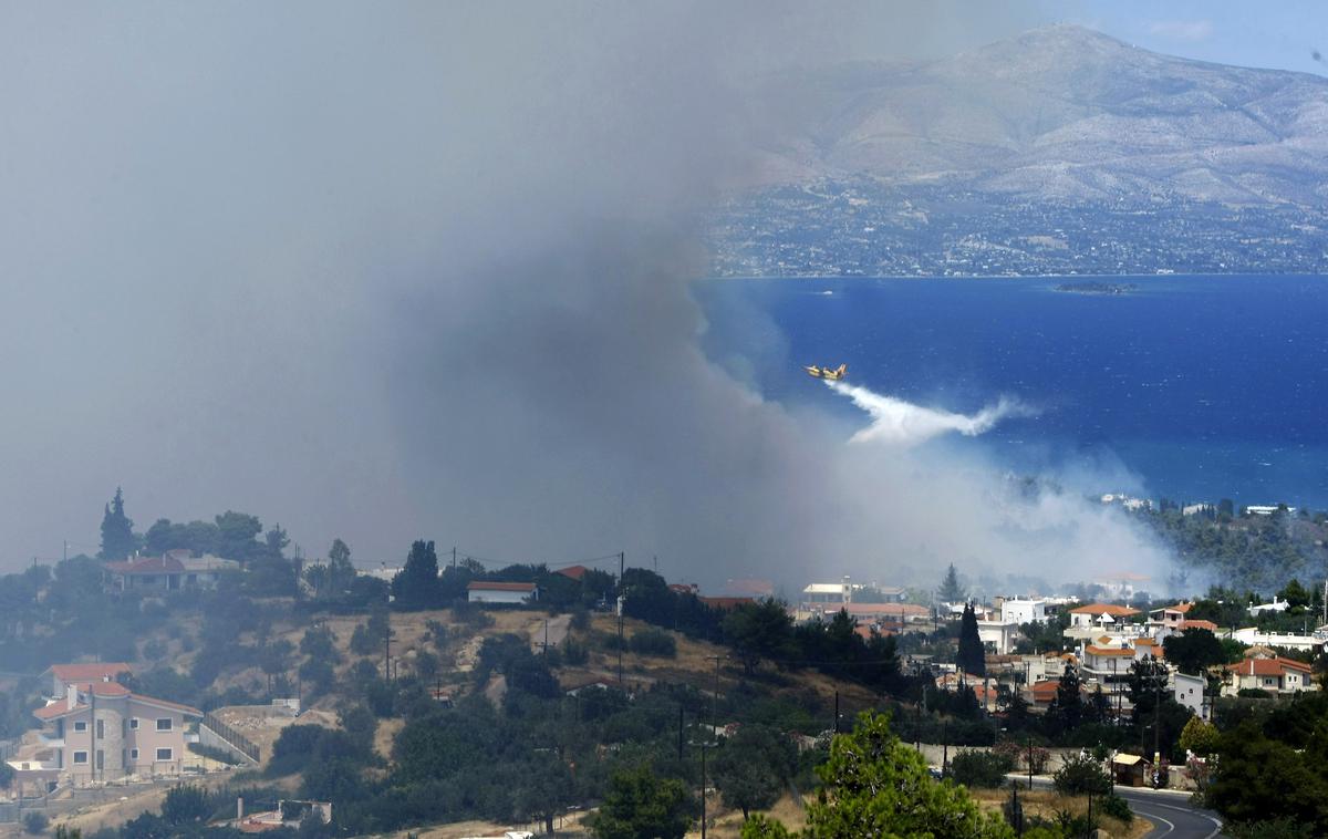 Grčija, požar | Foto Reuters