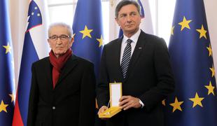 Pahor Florjanu Lipušu vročil zlati red za zasluge