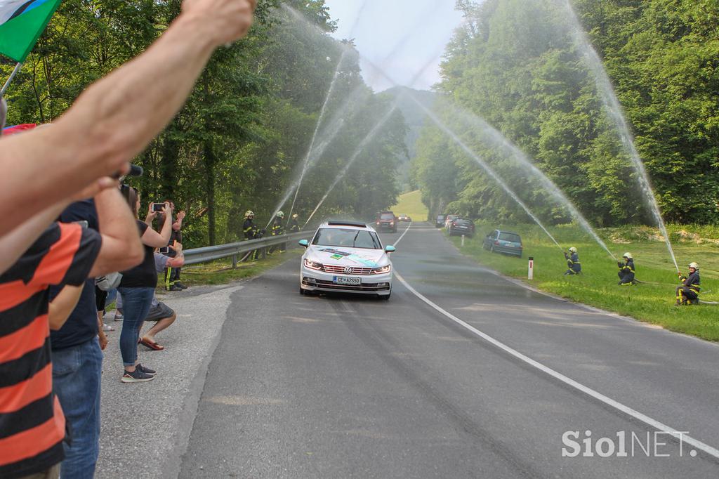 Sprejem za Primoža Rogliča v Zagorju