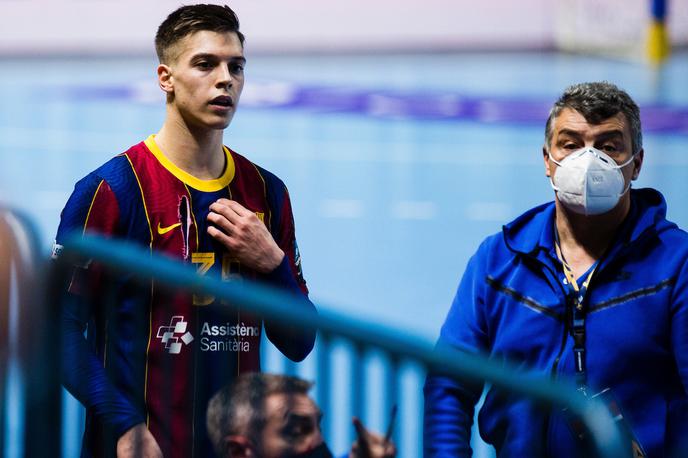 RK Celje Pivovarna Laško : Barcelona, liga prvakov, Domen Makuc | Domen Makuc je pri zmagi Barcelona nad Ukrajinci prispeval tri zadetke. | Foto Grega Valančič/Sportida