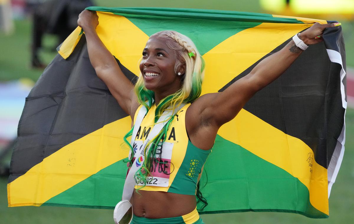 Shelly Ann Fraser-Pryce |  Shelly Ann Fraser-Pryce je postala prva, ki je v tekaškem sporedu v eni disciplini osvojila pet zlatih odličij. | Foto Reuters