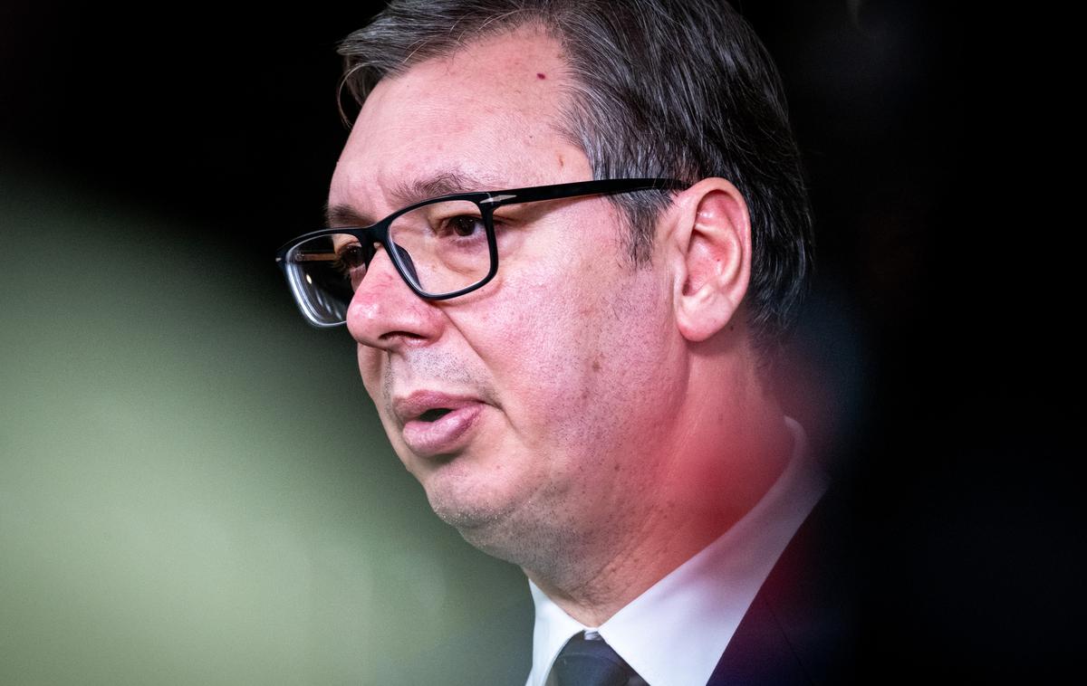 Aleksandar Vučić, srbski predsednik, Srbija | Razmere na Zahodnem Balkanu so vse bolj nemirne. Srbijo od novembrske nesreče na novosadski železniški postaji, ki je zahtevala 15 življenj, pretresajo množični protesti.  | Foto Reuters