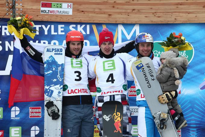 Košir eno medaljo s svetovnih prvenstev že ima. Leta 2015 je v Lachtalu postal svetovni podprvak v paralelnem veleslalomu. | Foto: Guliverimage/Getty Images