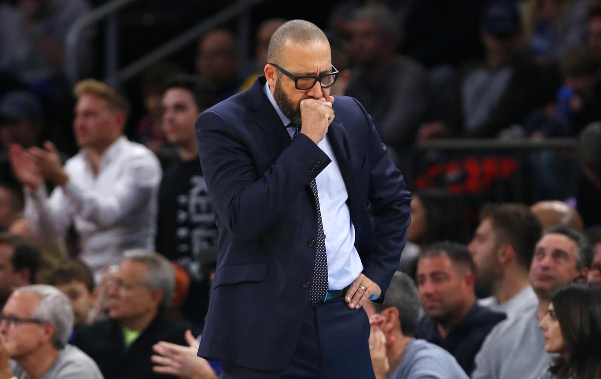 David Fizdale | David Fizdale je zaradi skromnih predstav Kratkohlačnikov v tej sezoni ostal brez službe. Knicks bo začasno vodil njegov pomočnik Mike Miller. | Foto Reuters