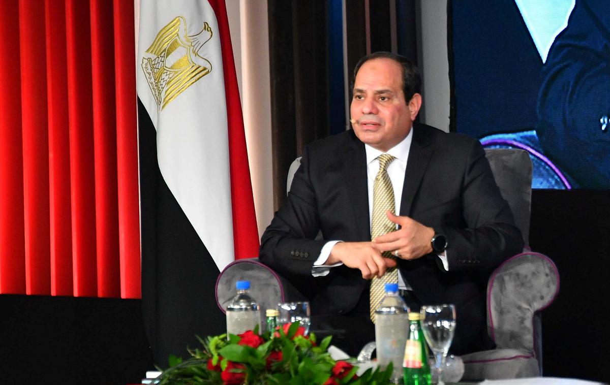 Abdel Fatah al Sisi | Egiptovski predsednik Abdel Fatah al Sisi je v predlogu dejal, da bi dvodnevni prekinitvi ognja sledila nova pogajanja.  | Foto Reuters