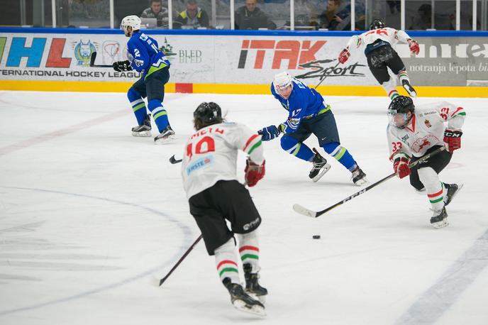 slovenska hokejska reprezentanca Madžarska Bled | Slovenci so brez večjih težav ugnali Madžare. | Foto Peter Podobnik/Sportida