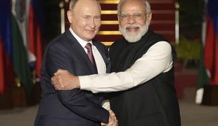 Indijski premier Narendra Modi obiskal Vladimirja Putina