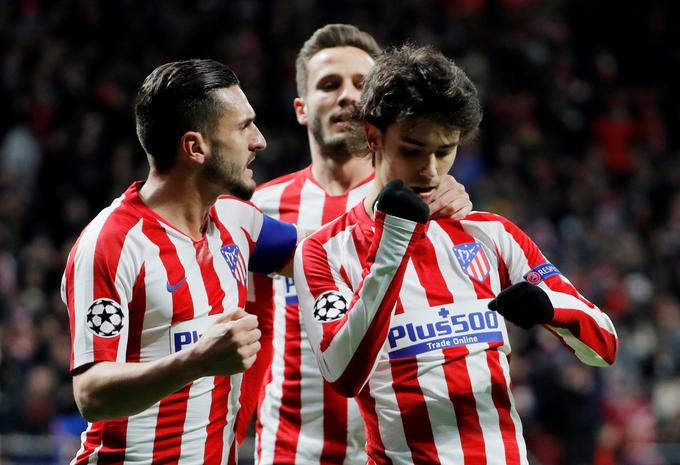 Portugalec Joao Felix, najdražji nakup v zgodovini Atletica, ne bo kandidiral za tekmo. | Foto: Reuters