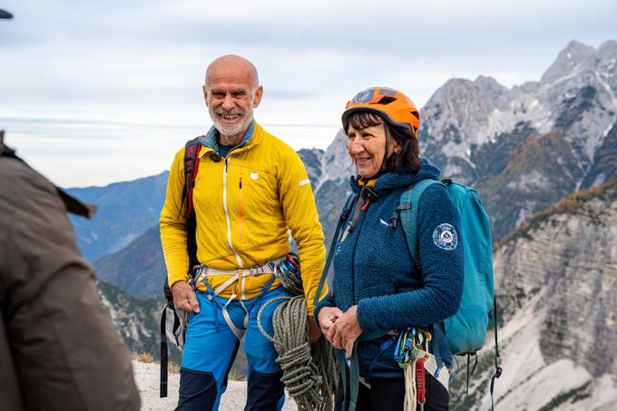 Legendarna alpinistična zakonca Štremfelj v njunem naravnem habitatu: kraljestvu Zlatoroga. | Foto: PIVOVARNA LAŠKO UNION D.O.O.