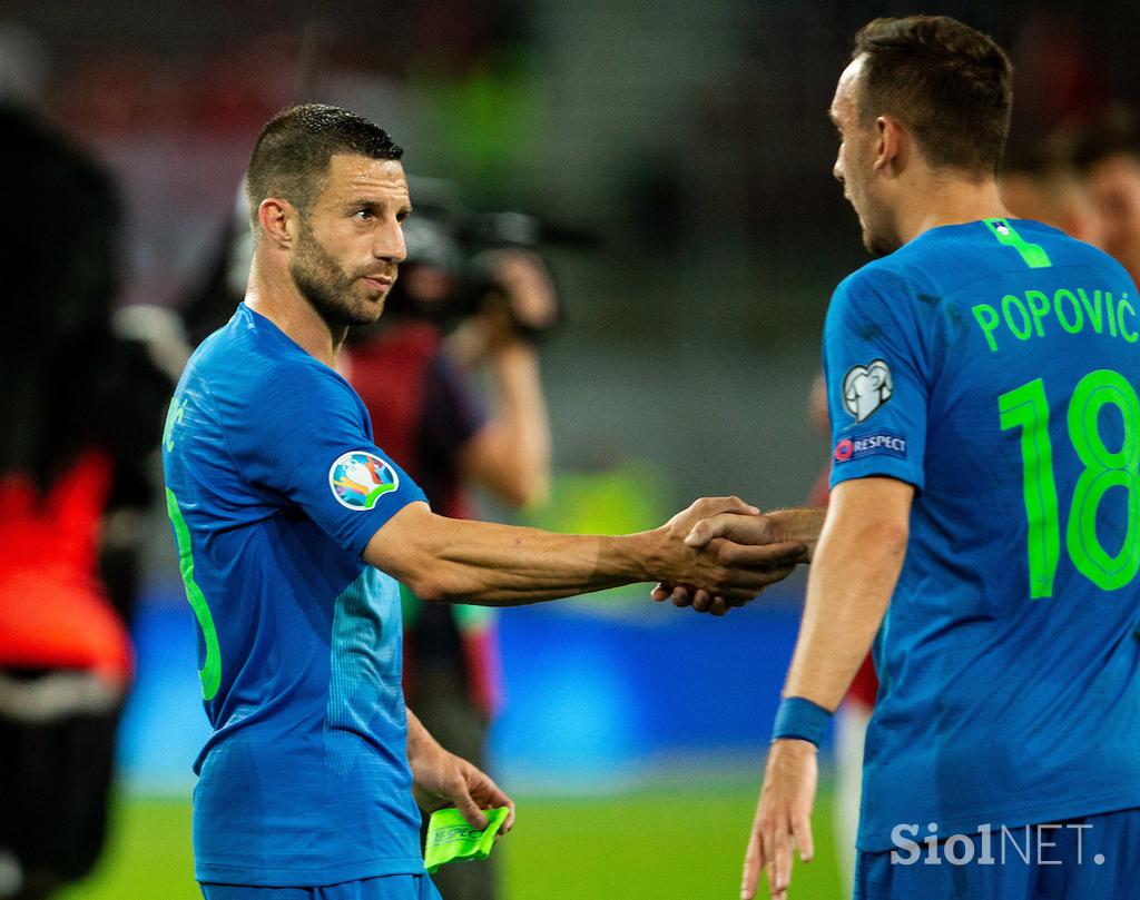 slovenska nogometna reprezentanca Avstrija Celovec kvalifikacije Euro 2020