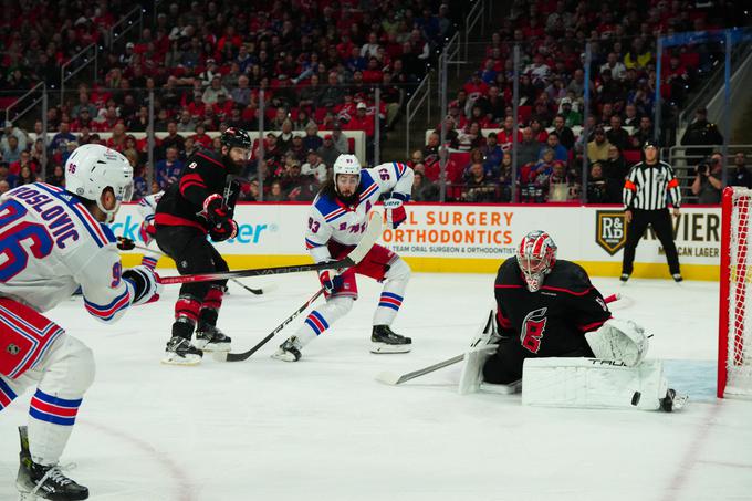 New York Rangers so v gosteh premagali Carolino. | Foto: Reuters