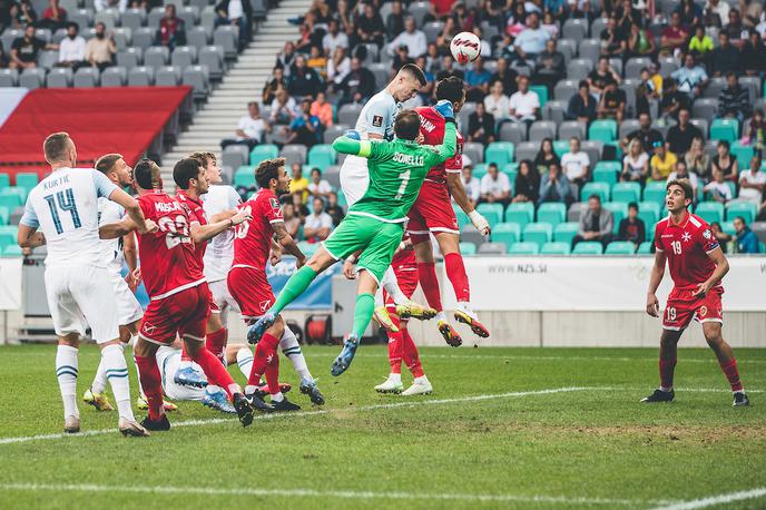 Slovenija - Malta, kval. za SP | Zaradi kršenja pravil glede reda in varnosti na stadionu na septembrski tekmi z Malto je kazen doletela tudi Slovenijo, ki bo morala plačati približno 4700 evrov. | Foto Grega Valančič/Sportida