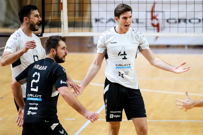 Calcit Volley | Odbojkarji Calcit Volleyja so prišli do zanesljive zmage. | Foto Klemen Brumec