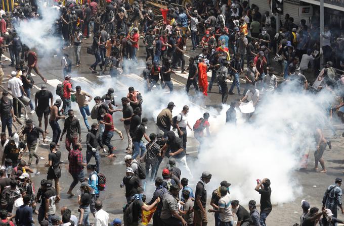 Šrilanka protesti | Foto: Reuters