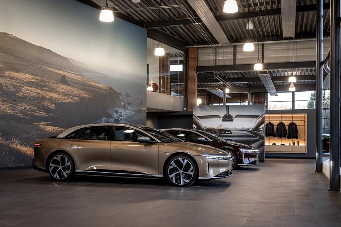 Lucid Motors Air | Notranjost novega prodajnega salona Lucid Air na Nizozemskem | Foto Lucid Motors