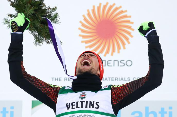 Johannes Rydzek | Johannes Rydzek je zmagovalec prve tekme v Val Di Fiemmeju. | Foto Reuters