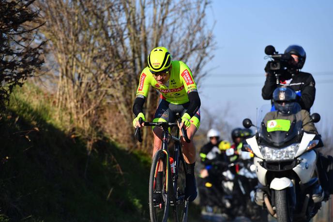 Tom Paquot | 22-letni Belgijec Tom Paquot je vedel, da bo zamudil časovno zaporo na brutalni preizkušnji Pariz-Roubaix, a je kljub temu vztrajal do cilja. | Foto Guliverimage