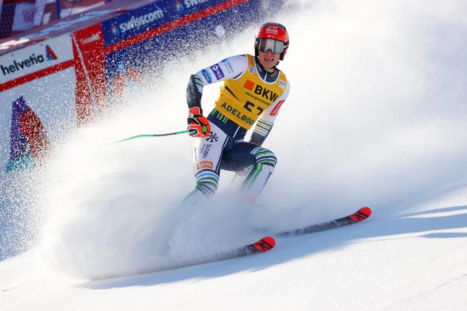 Štefan Hadalin je tako v petek kot soboto osvojil veleslalomske točke. | Foto: Reuters