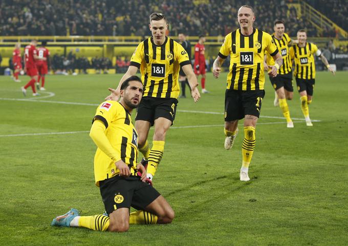 Emre Can je že v prvem polčasu zadel za vodstvo Borussie z 2:0. | Foto: Reuters