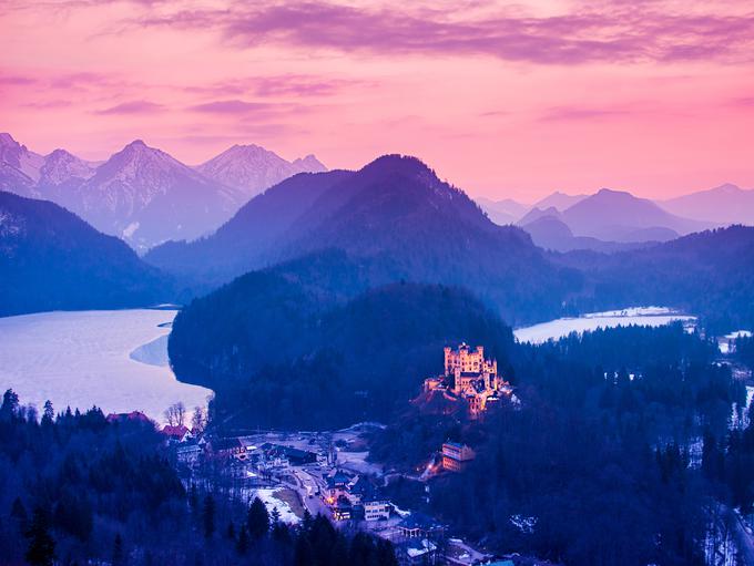 Grad Neuschwanstein v Nemčiji | Foto: Getty Images