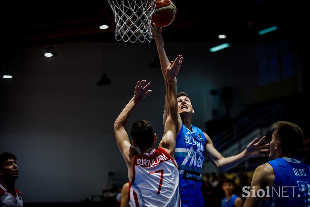 Fiba EP U18: Slovenija - Turčija polfinale