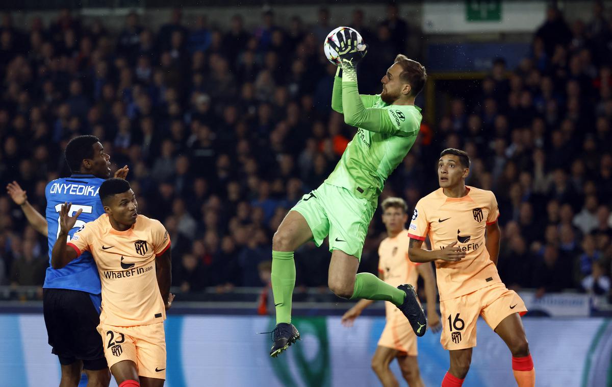 Jan Oblak | Jan Oblak je v začetku drugega polčasa dobro posredoval. | Foto Reuters