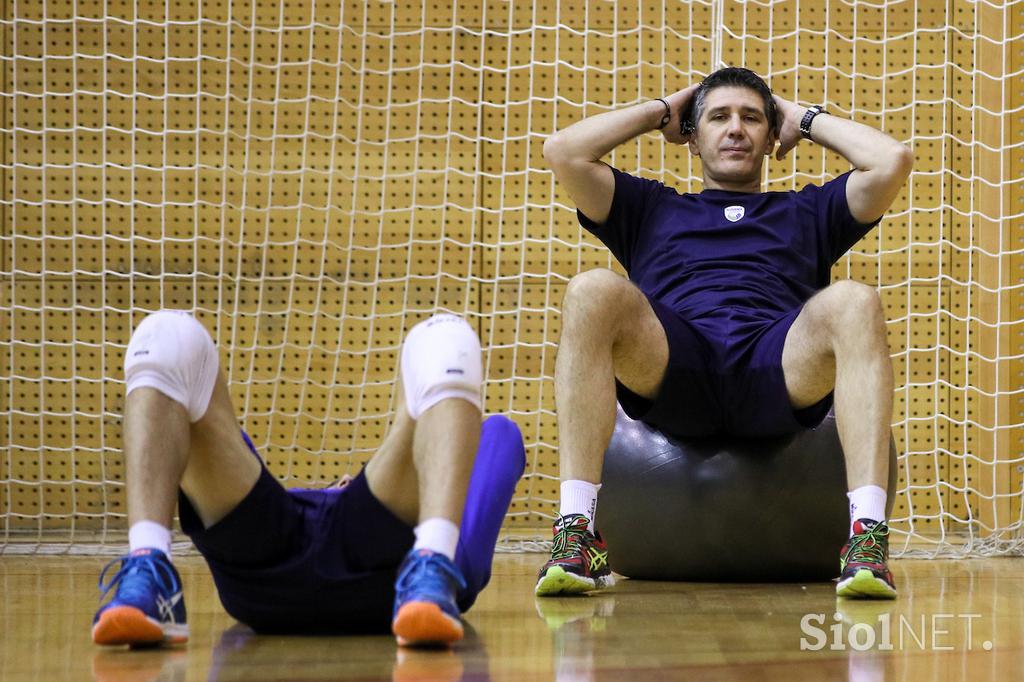 slovenska odbojkarska reprezentanca Kranjska Gora trening