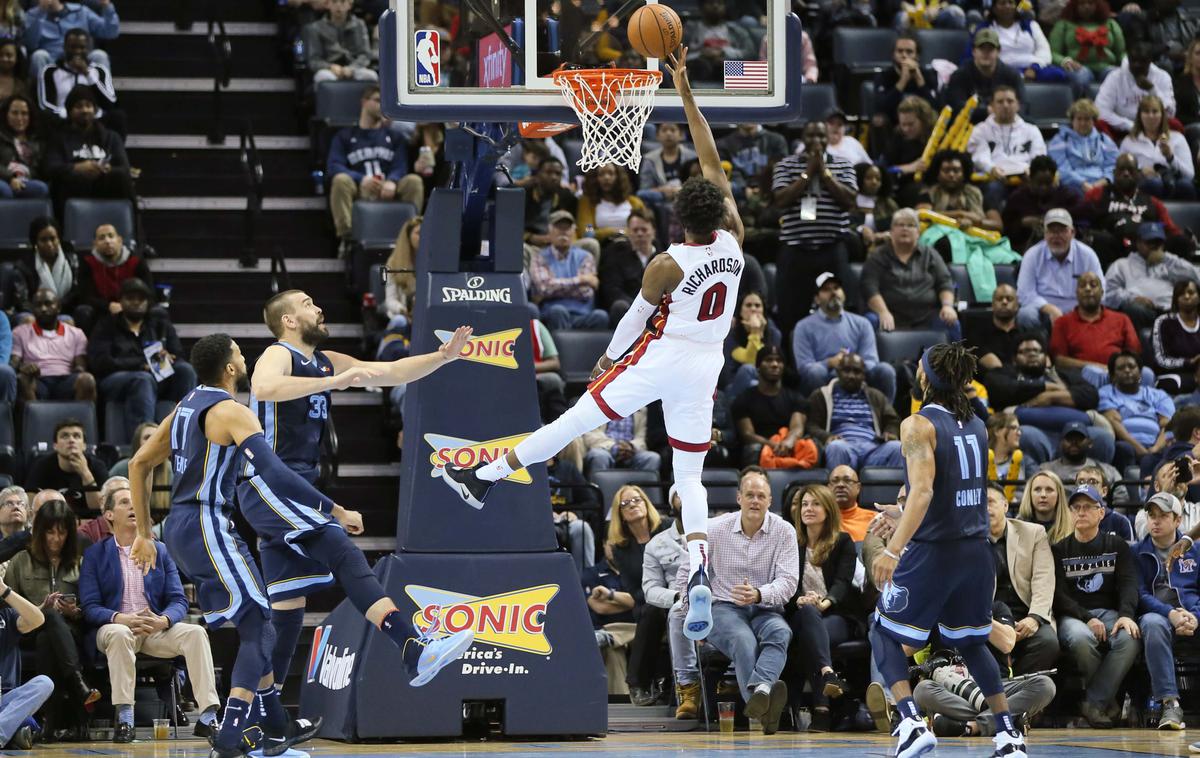 Miami Heat  Josh Richardson | Miami je s 100:97 slavil pri Memphisu, z 18 točkami je bil najbolj razpoložen Josh Richardson.