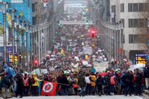 okolje Bruselj prostest globalno segrevanje