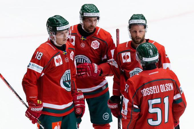 Jan Muršak je s soigralci švedskega kluba Frölunda v četrtek premagal češkega prvoligaša Hradec Kralove. | Foto: Guliverimage/Vladimir Fedorenko